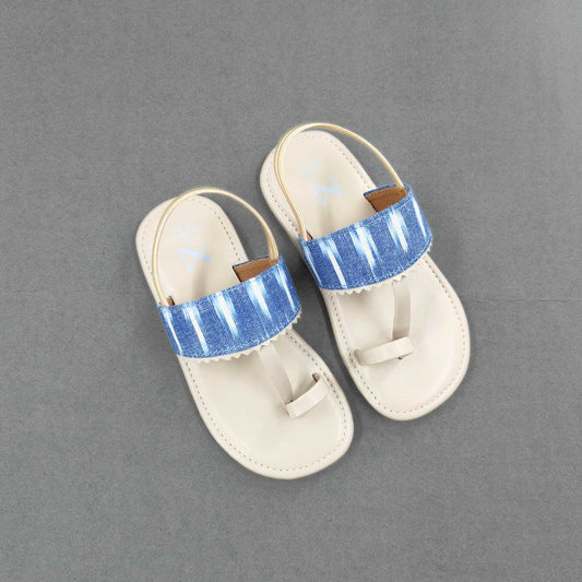Kayo chalk blue ikkat