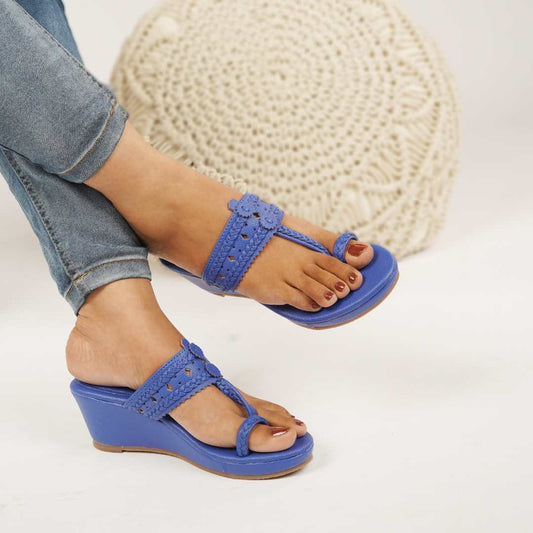 Haiku wedges Rang Cobalt blue