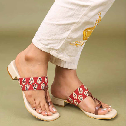 Amara Uno Offwhite Maroon