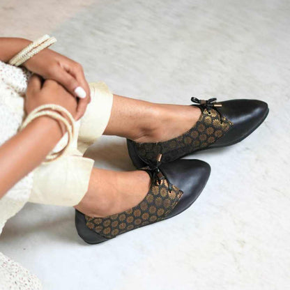 pataka Black Brocade