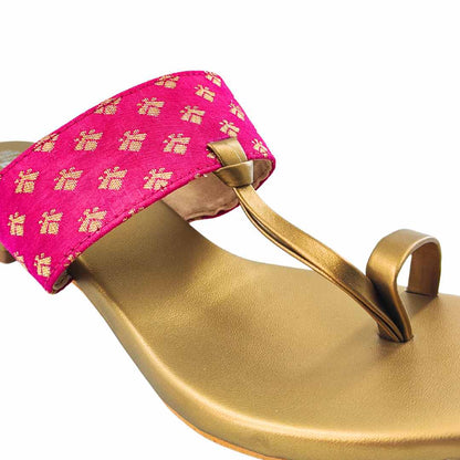 Amara uno Pink Brocade