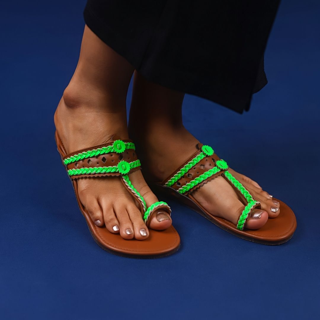 Haiku Neon Braids Green