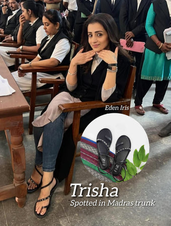 Trisha wearing Eden Iris